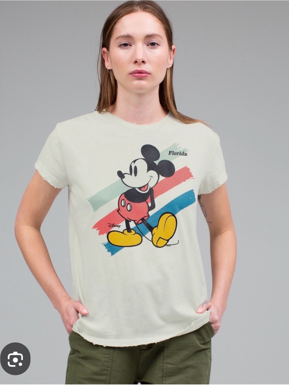 Junk Food Americana Florida Mickey Disney Tshirt